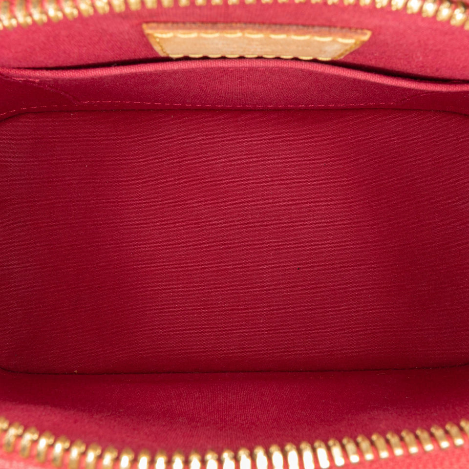Louis Vuitton Vernis Rayures Alma BB (SHG-35013)