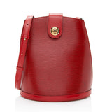 Louis Vuitton Vintage Epi Leather Cluny Shoulder Bag (SHF-19545)