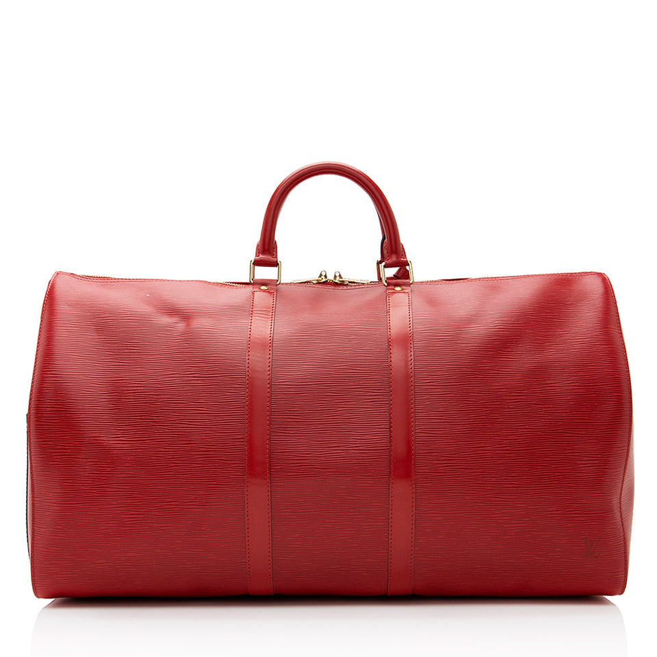 Louis Vuitton Vintage Epi Leather Keepall 55 Duffel Bag (SHF-21452)