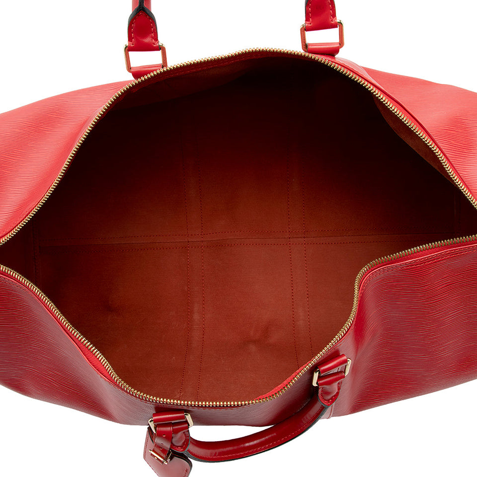 Louis Vuitton Vintage Epi Leather Keepall 55 Duffel Bag (SHF-21452)