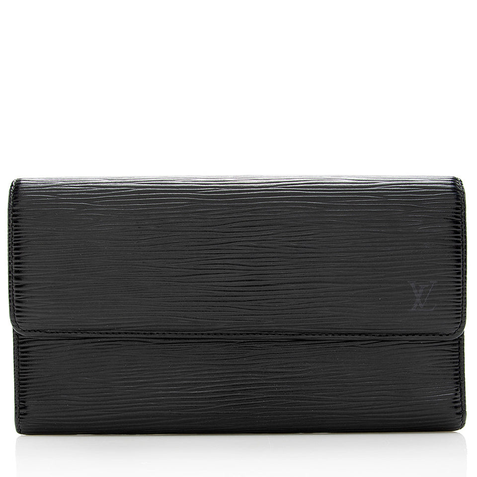 Louis Vuitton Vintage Epi Leather Porte Tresor International Wallet (SHF-18438)