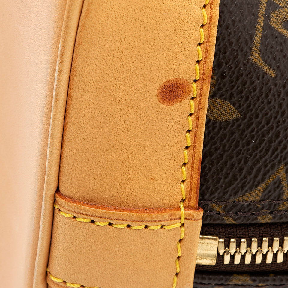 Louis Vuitton Vintage Monogram Canvas Alma PM Satchel (SHF-20475)