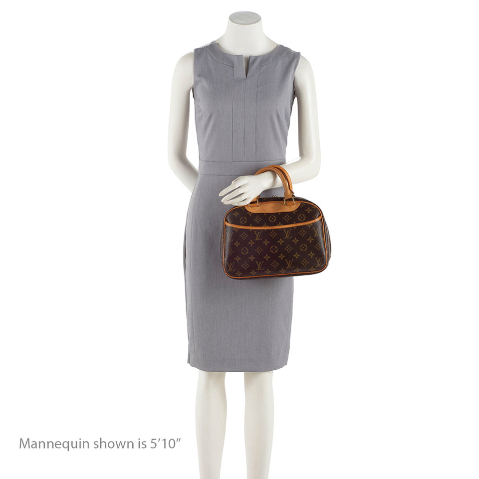 Louis Vuitton Monogram Canvas Trouville Satchel (SHF-17478)