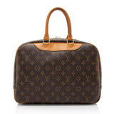 Louis Vuitton Vintage Monogram Canvas Deauville Satchel (SHF-Gr6OXR)