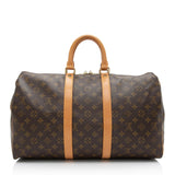 Louis Vuitton Vintage Monogram Canvas Keepall 45 Duffle Bag (SHF-xDEIn1)
