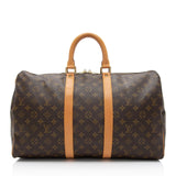 Louis Vuitton Vintage Monogram Canvas Keepall 45 Duffle Bag (SHF-xDEIn1)