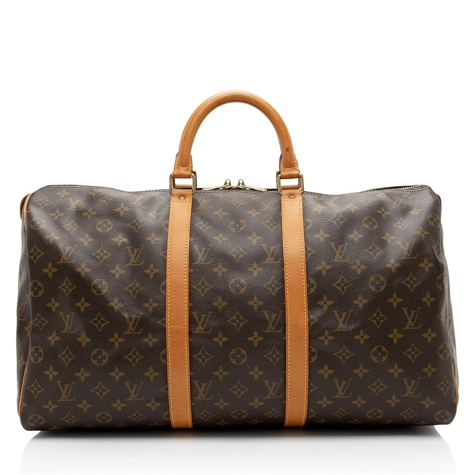 Louis Vuitton Vintage Monogram Canvas Keepall 50 Duffle Bag (SHF-eII6TM)