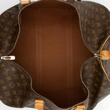 Louis Vuitton Vintage Monogram Canvas Keepall 55 Duffle Bag (SHF-HJ33aV)