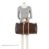 Louis Vuitton Vintage Monogram Canvas Keepall 55 Duffle Bag (SHF-HJ33aV)