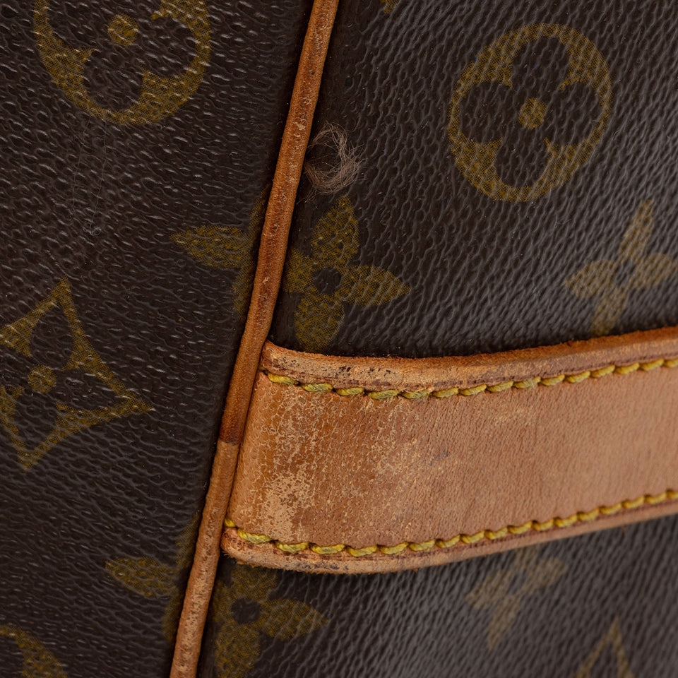 Louis Vuitton Vintage Monogram Canvas Keepall Bandouliere 50 Duffle Bag (SHF-3GGL8o)