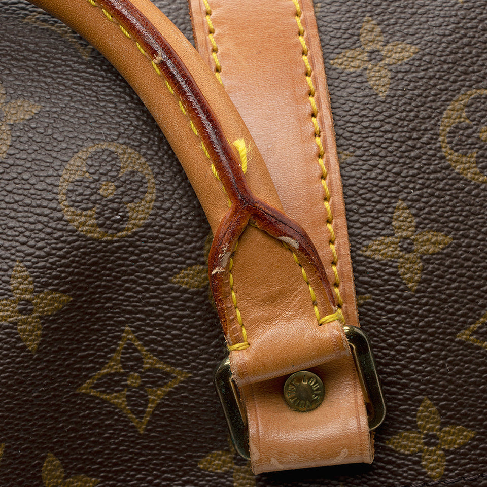 Louis Vuitton Vintage Monogram Canvas Keepall Bandouliere 60 Duffel Bag (SHF-20843)