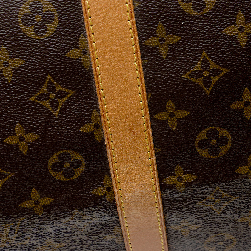 Louis Vuitton Vintage Monogram Canvas Keepall Bandouliere 60 Duffel Bag (SHF-21276)