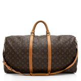 Louis Vuitton Vintage Monogram Canvas Keepall Bandouliere 60 Duffle Bag (SHF-sySr8G)