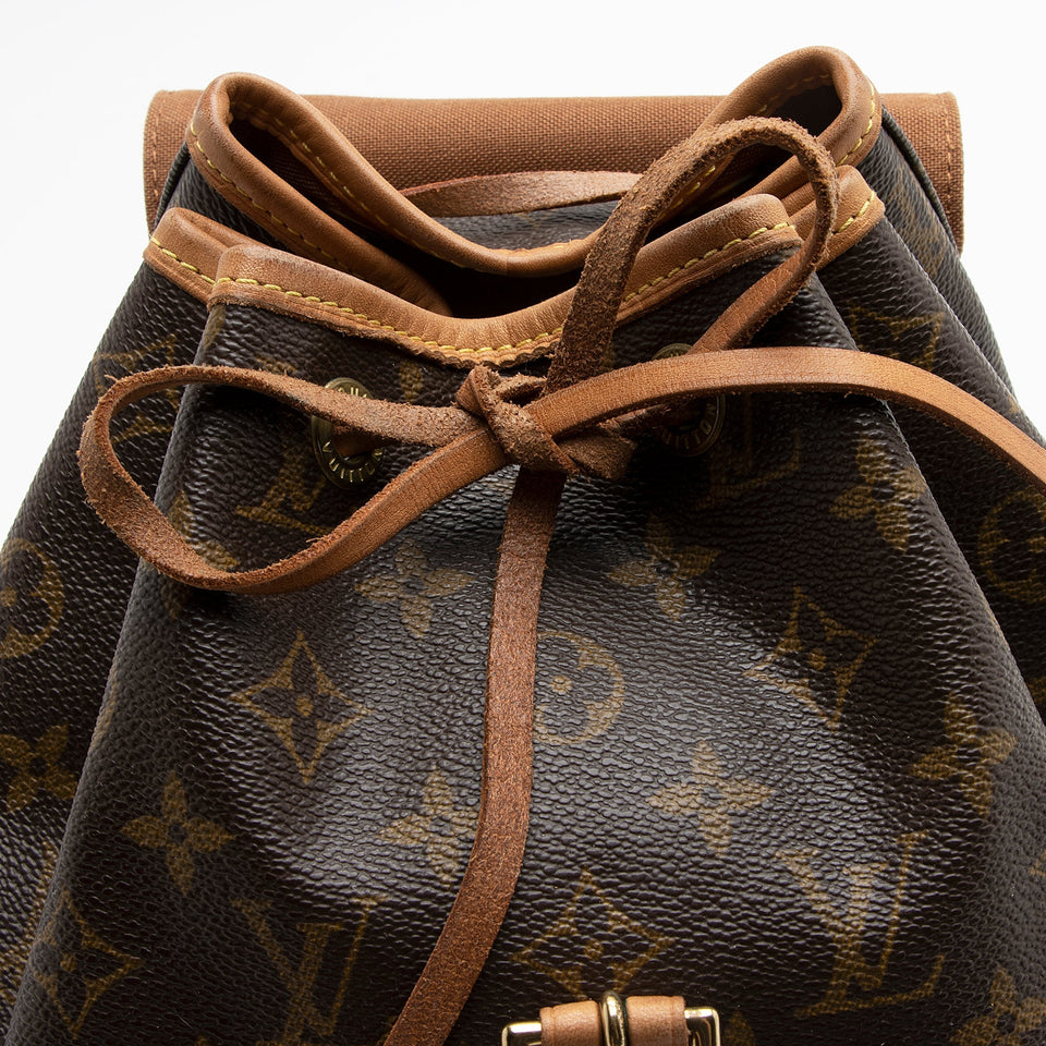 Louis Vuitton Vintage Monogram Canvas Montsouris MM Backpack (SHF-22354)