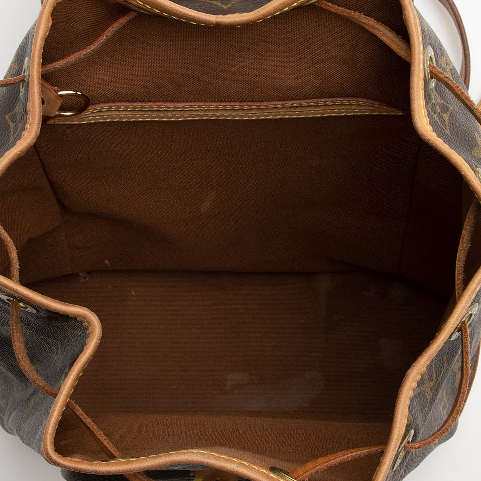 Louis Vuitton Vintage Monogram Canvas Montsouris MM Backpack (SHF-22354)