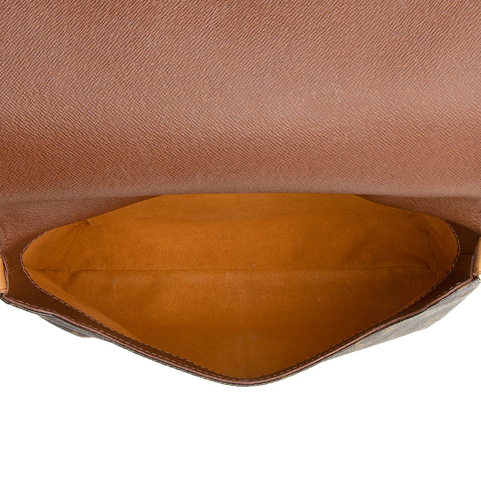 Louis Vuitton Vintage Monogram Canvas Musette Tango Shoulder Bag (SHF-20774)