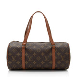 Louis Vuitton Vintage Monogram Canvas Papillon 30 Satchel (SHF-WkMAHy)