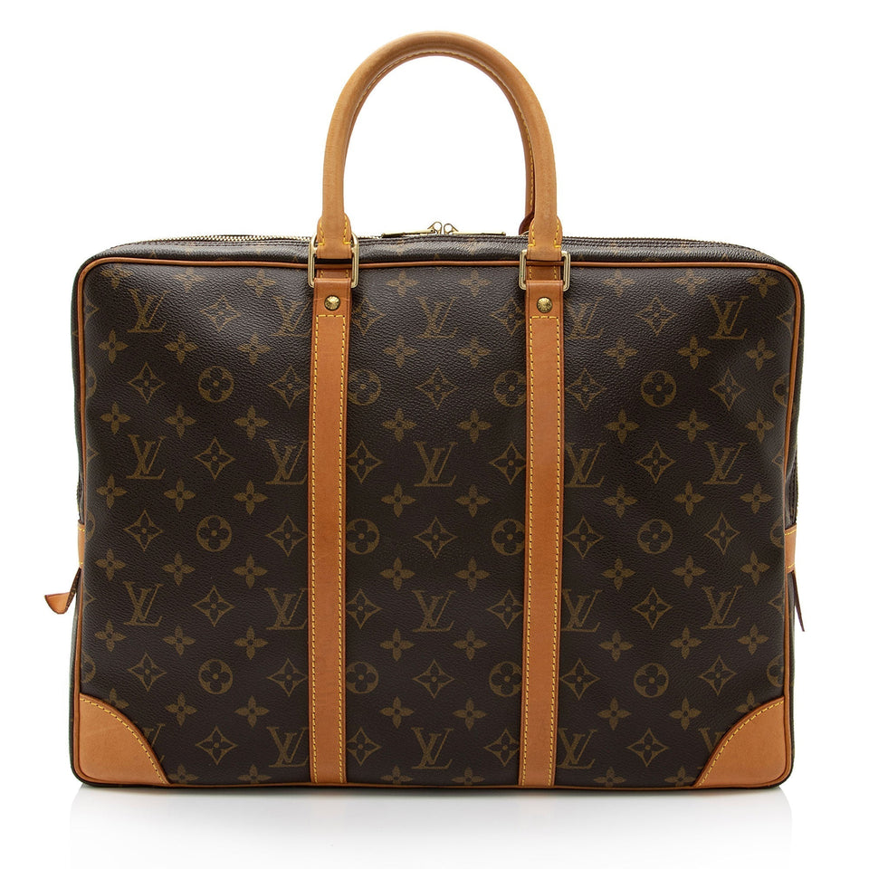 Louis Vuitton Vintage Monogram Canvas Porte Documents Voyage Bag