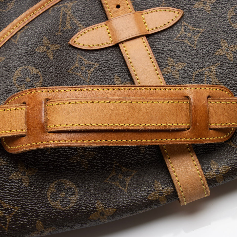 Louis Vuitton Vintage Monogram Canvas Saumur 30 Messenger Bag (SHF-F6ygbP)