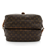 Louis Vuitton Vintage Monogram Canvas Saumur 35 Messenger Bag (SHF-523WYh)