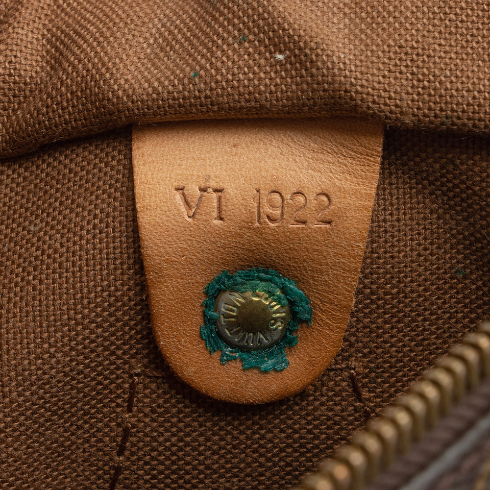 Louis Vuitton Vintage Monogram Canvas Speedy 25 Satchel (SHF-akvPc8)