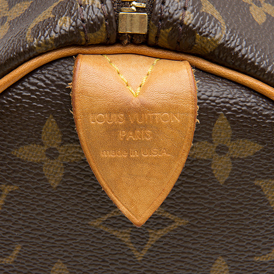 Louis Vuitton Vintage Monogram Canvas Speedy 25 Satchel (SHF-BMdwOf)
