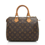 Louis Vuitton Vintage Monogram Canvas Speedy 25 Satchel (SHF-Ywv9Hm)
