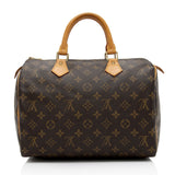 Louis Vuitton Vintage Monogram Canvas Speedy 30 Satchel - FINAL SALE (SHF-VUH7fs)