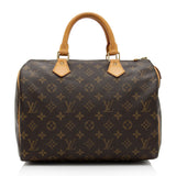 Louis Vuitton Vintage Monogram Canvas Speedy 30 Satchel - FINAL SALE (SHF-VUH7fs)