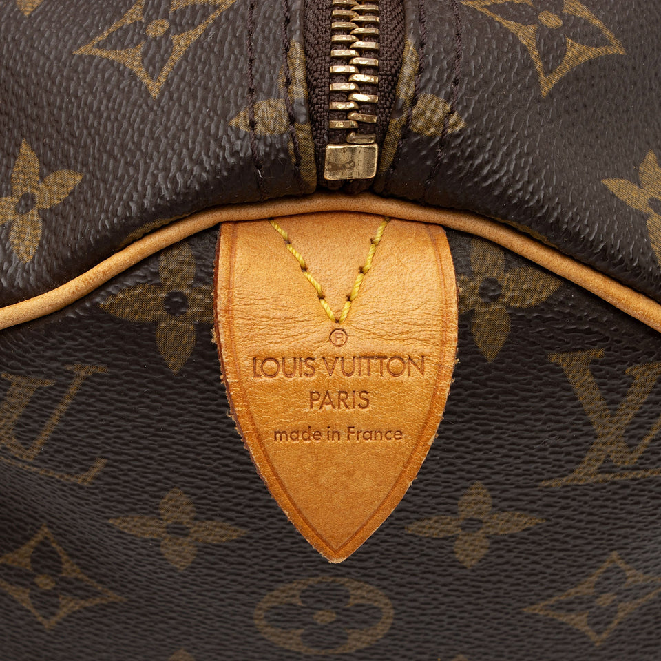 Louis Vuitton Vintage Monogram Canvas Speedy 30 Satchel - FINAL SALE (SHF-VUH7fs)