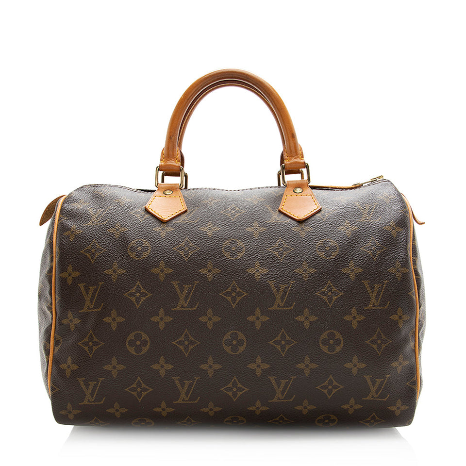 Louis Vuitton Vintage Monogram Canvas Speedy 30 Satchel - FINAL SALE (SHF-20332)