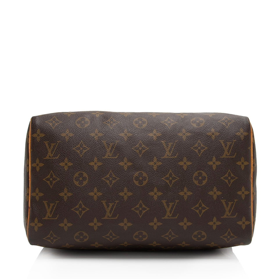 Louis Vuitton Vintage Monogram Canvas Speedy 30 Satchel (SHF-XzGN1T)