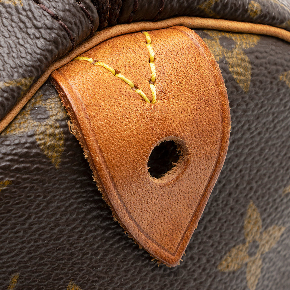 Louis Vuitton Vintage Monogram Canvas Speedy 40 Satchel (SHF-20189)