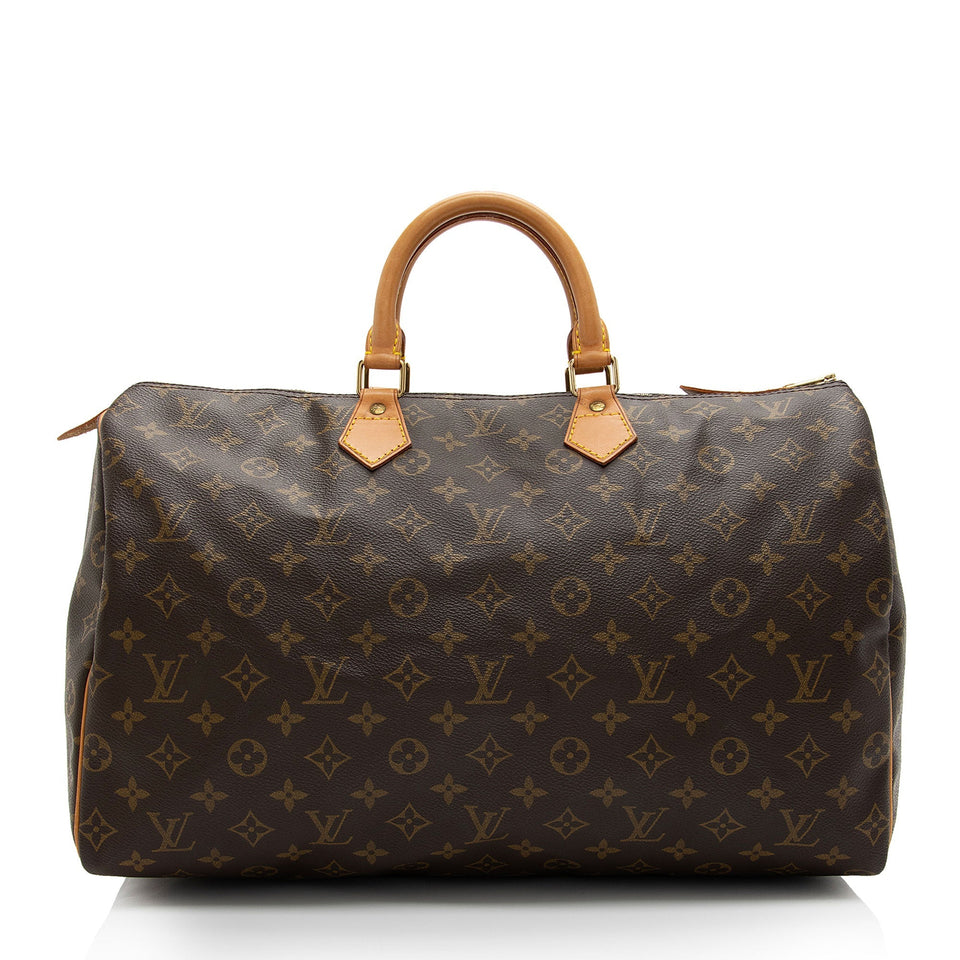 Louis Vuitton Vintage Monogram Canvas Speedy 40 Satchel (SHF-x3wid7)