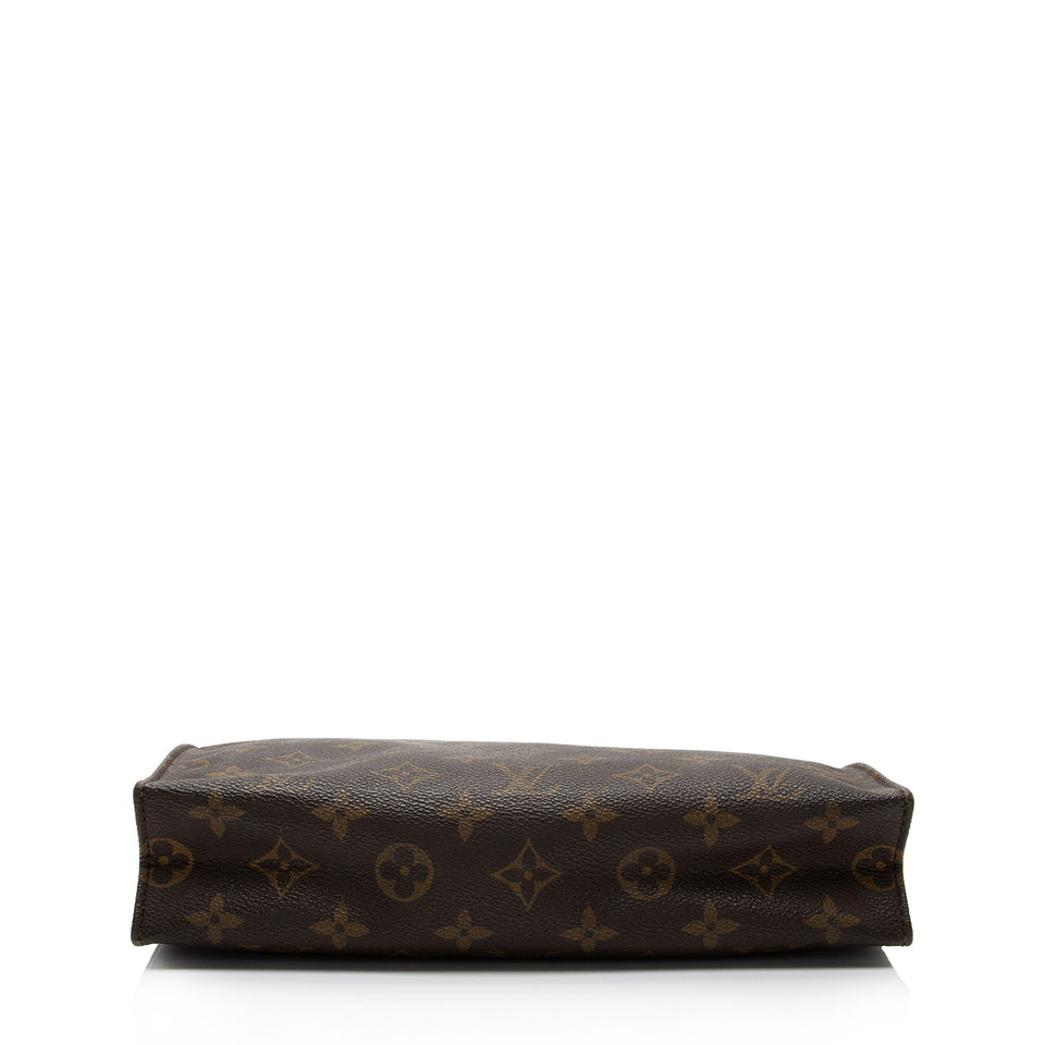 Louis Vuitton Vintage Monogram Canvas Toiletry Pouch 26 (SHF-MCLZys)