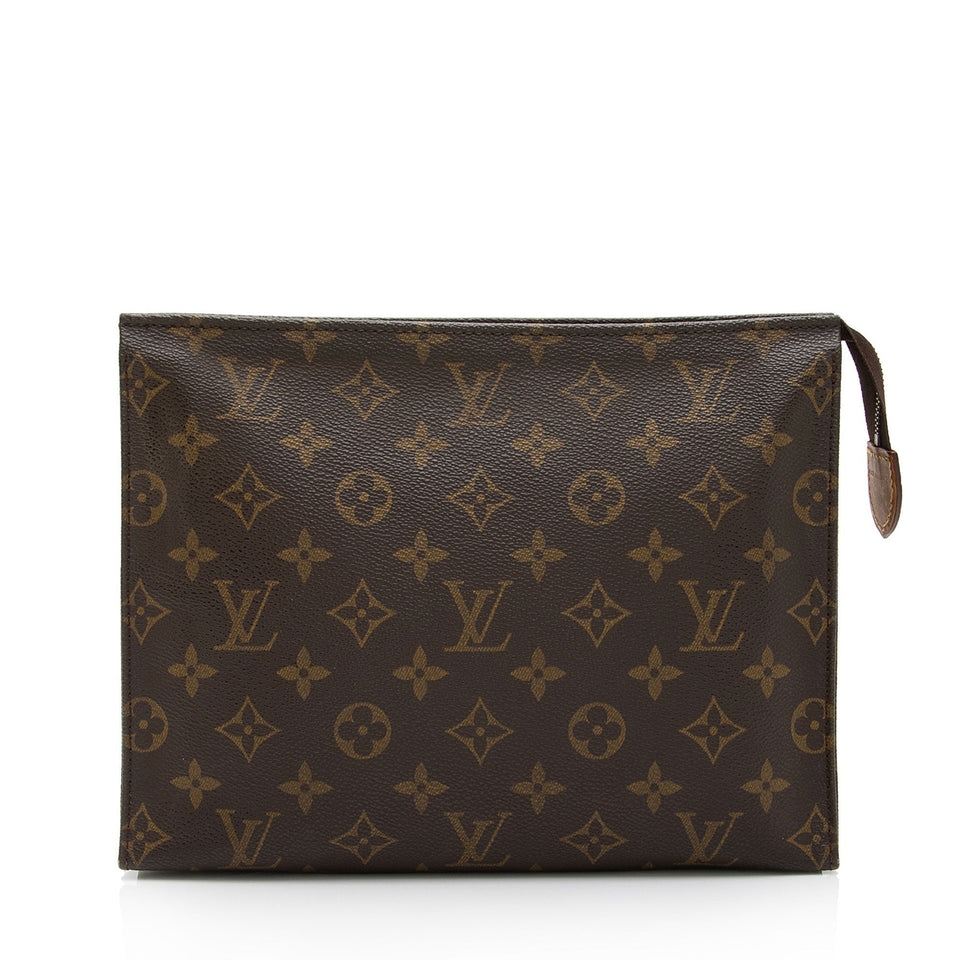 Louis Vuitton Vintage Monogram Canvas Toiletry Pouch 26 (SHF-MCLZys)