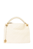 Louis Vuitton 2012 Cream Empreinte Leather Artsy MM Hobo Bag