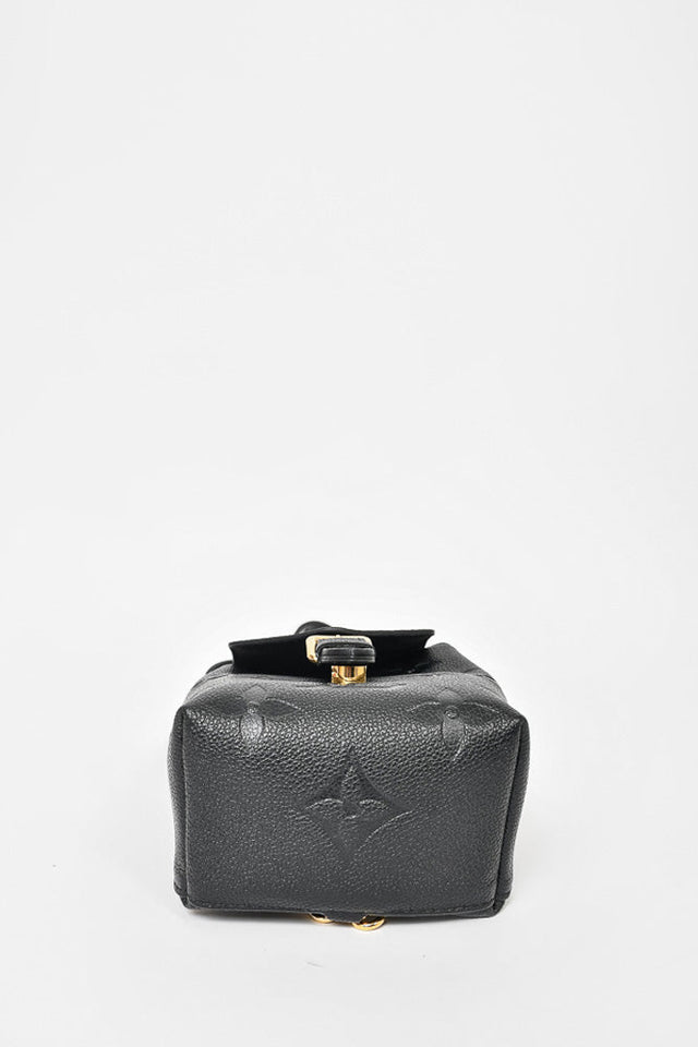 Louis Vuitton Black Empreinte Leather Tiny Backpack