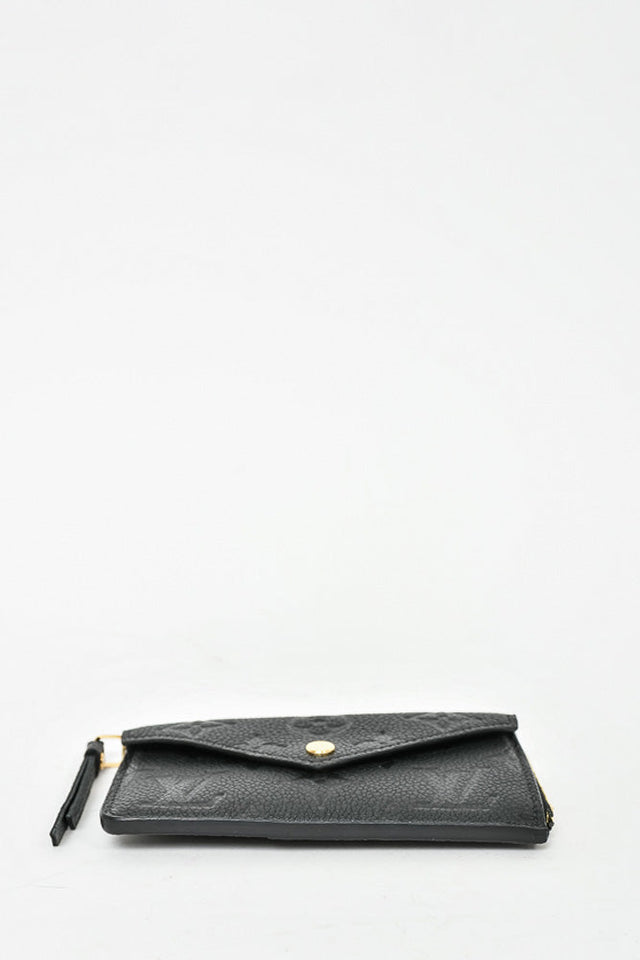 Louis Vuitton Black Empreinte Recto Verso Card Holder