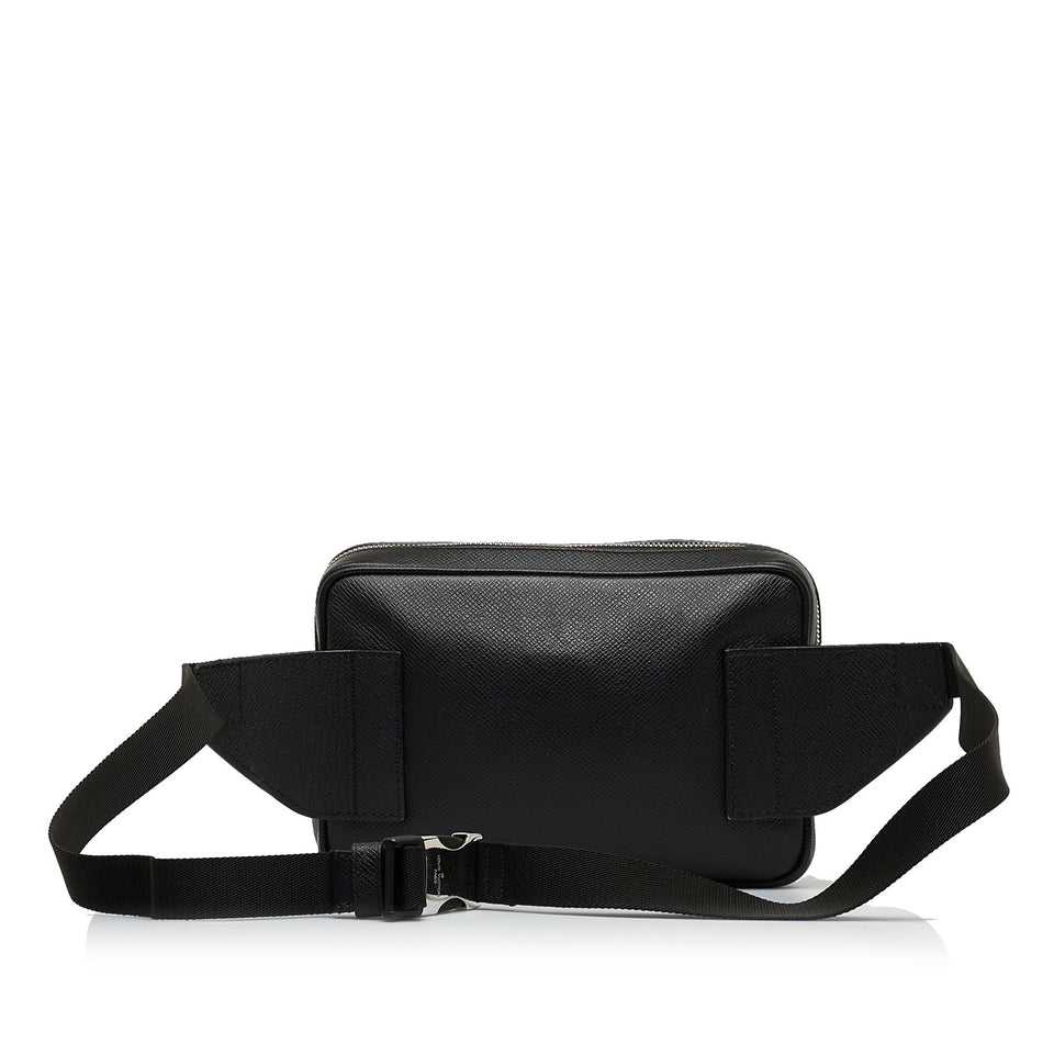 Black Louis Vuitton Taiga Outdoor Bumbag