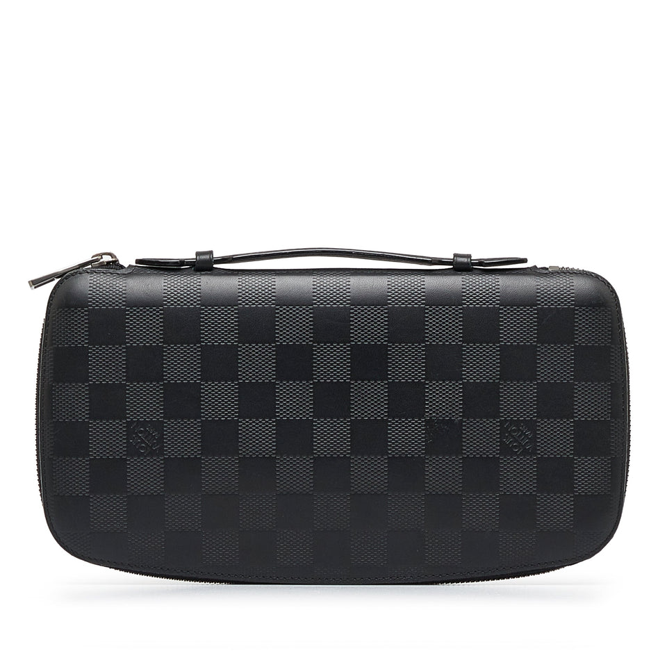 LOUIS VUITTON Damier Infini Atoll Organizer XL Long Wallets