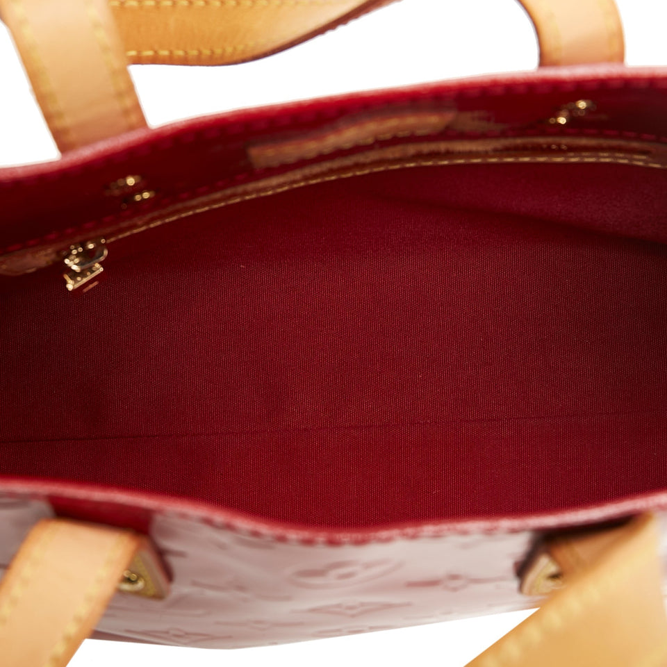 Louis Vuitton Reade PM Red Monogram Vernis