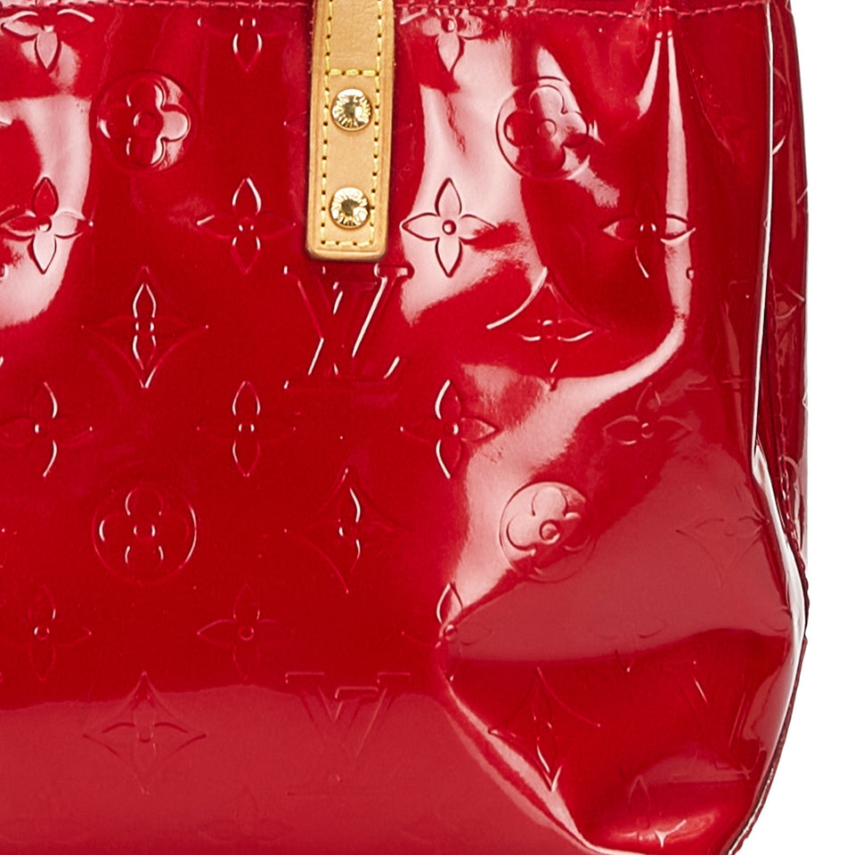 Louis Vuitton Reade PM Red Monogram Vernis