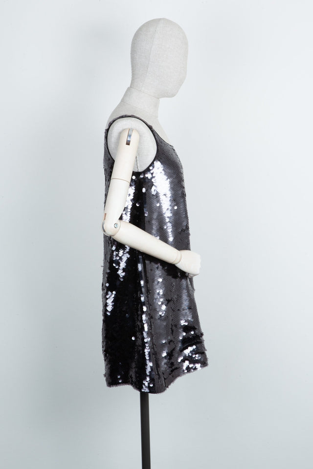 PRADA Dress Sequin Black