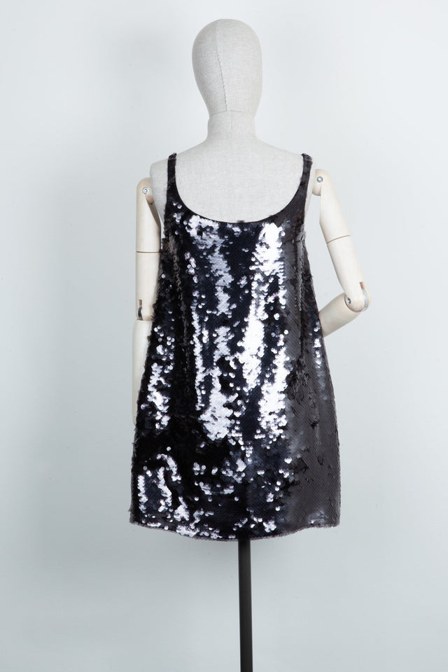 PRADA Dress Sequin Black
