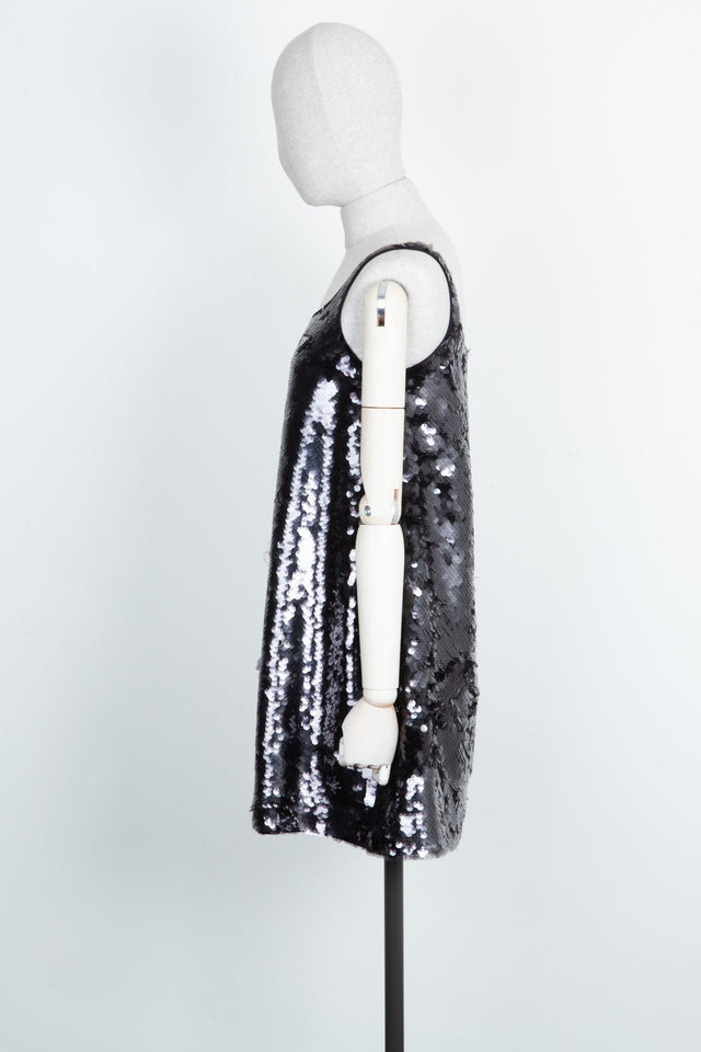 PRADA Dress Sequin Black