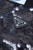PRADA Dress Sequin Black