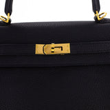 Hermes Kelly 25 Noir - C Stamp