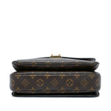 Brown Louis Vuitton Monogram Pochette Metis Satchel