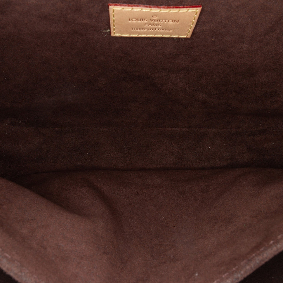 Brown Louis Vuitton Monogram Pochette Metis Satchel
